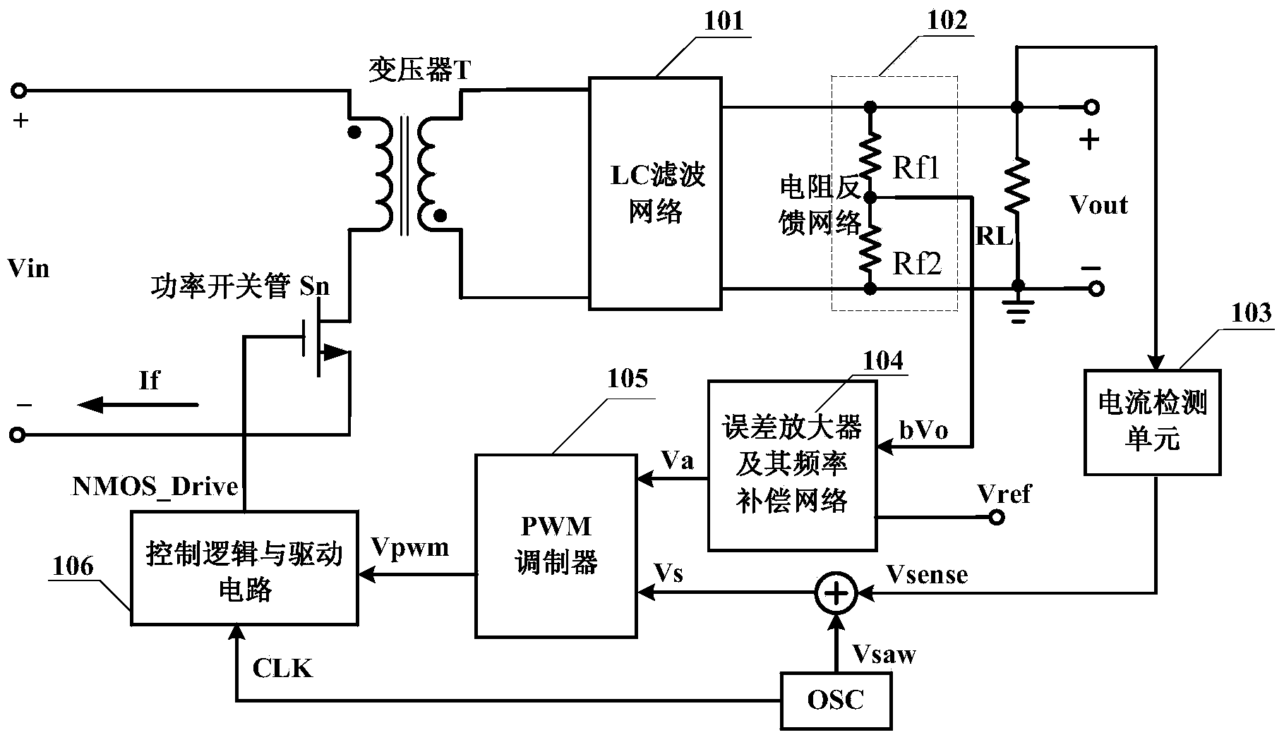 High-stability flyback direct current-direct current (DC-DC) converter