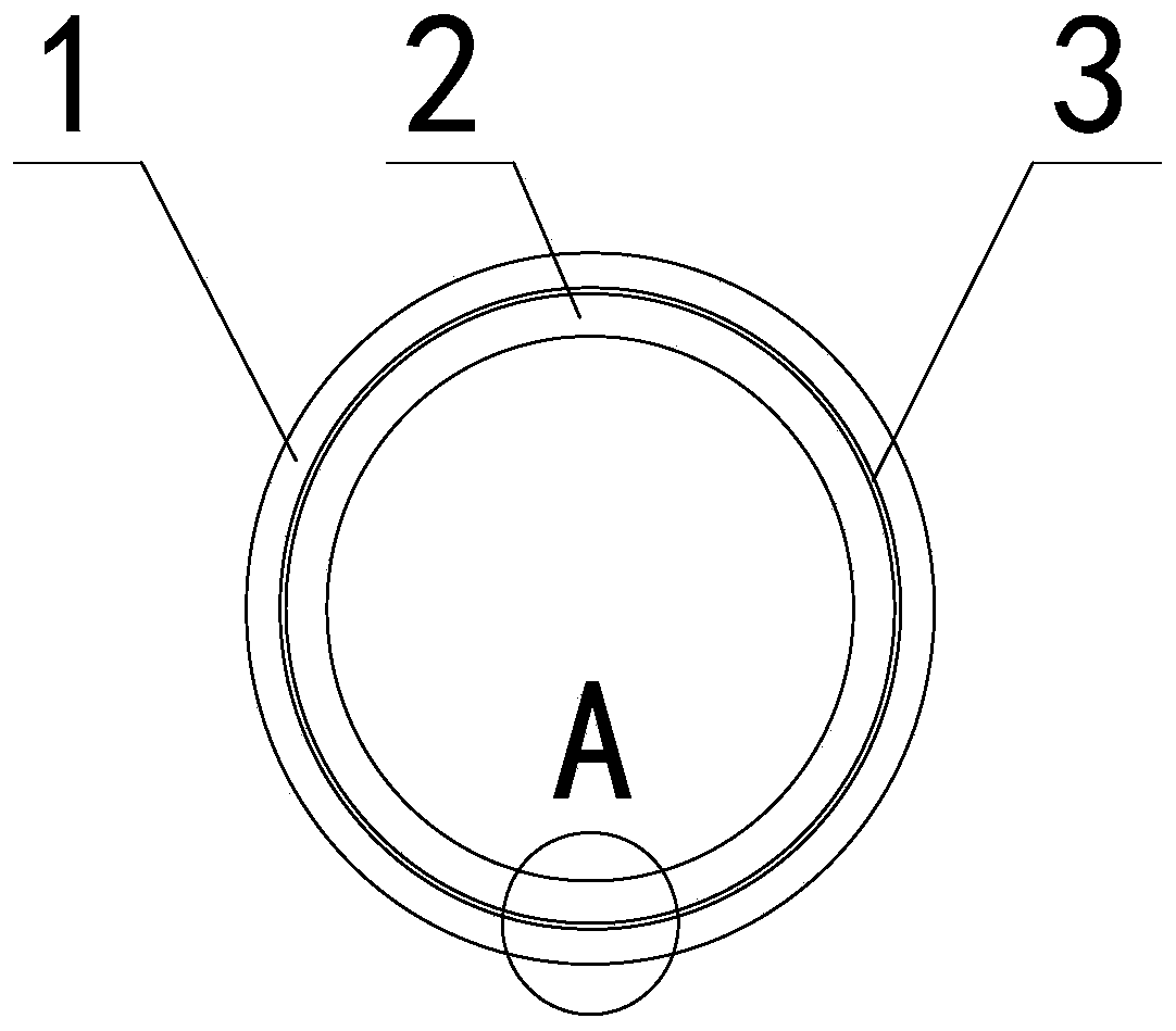 Ultrafine ceramic and metal composite pipe and preparation method thereof