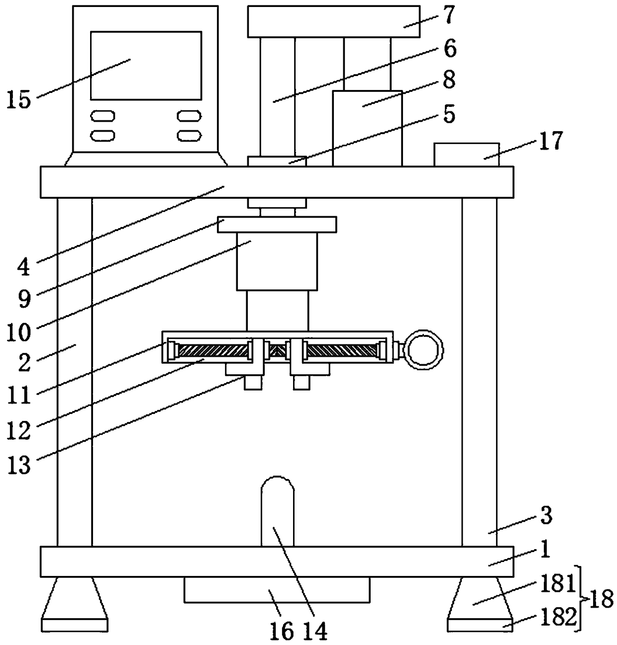 Detection device for spring production