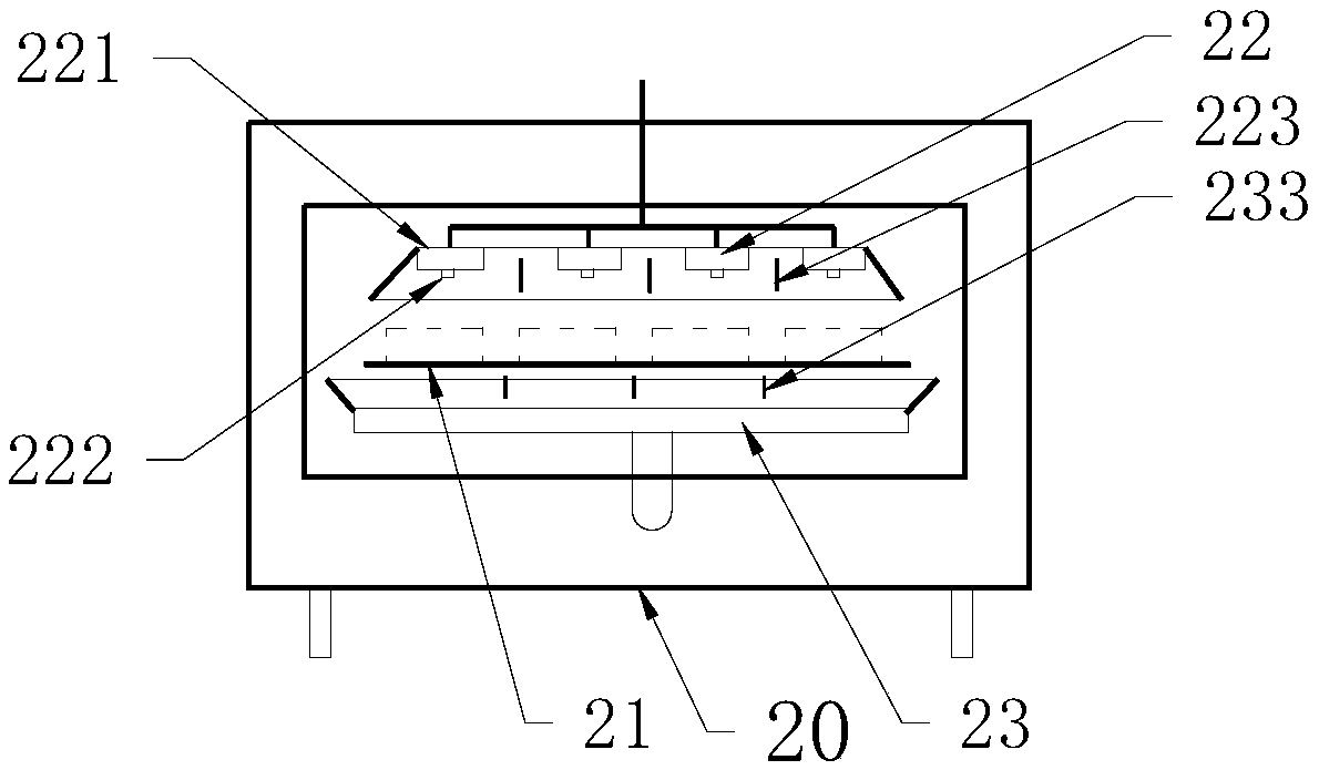 Baking system suitable for improving wetting uniformity of food