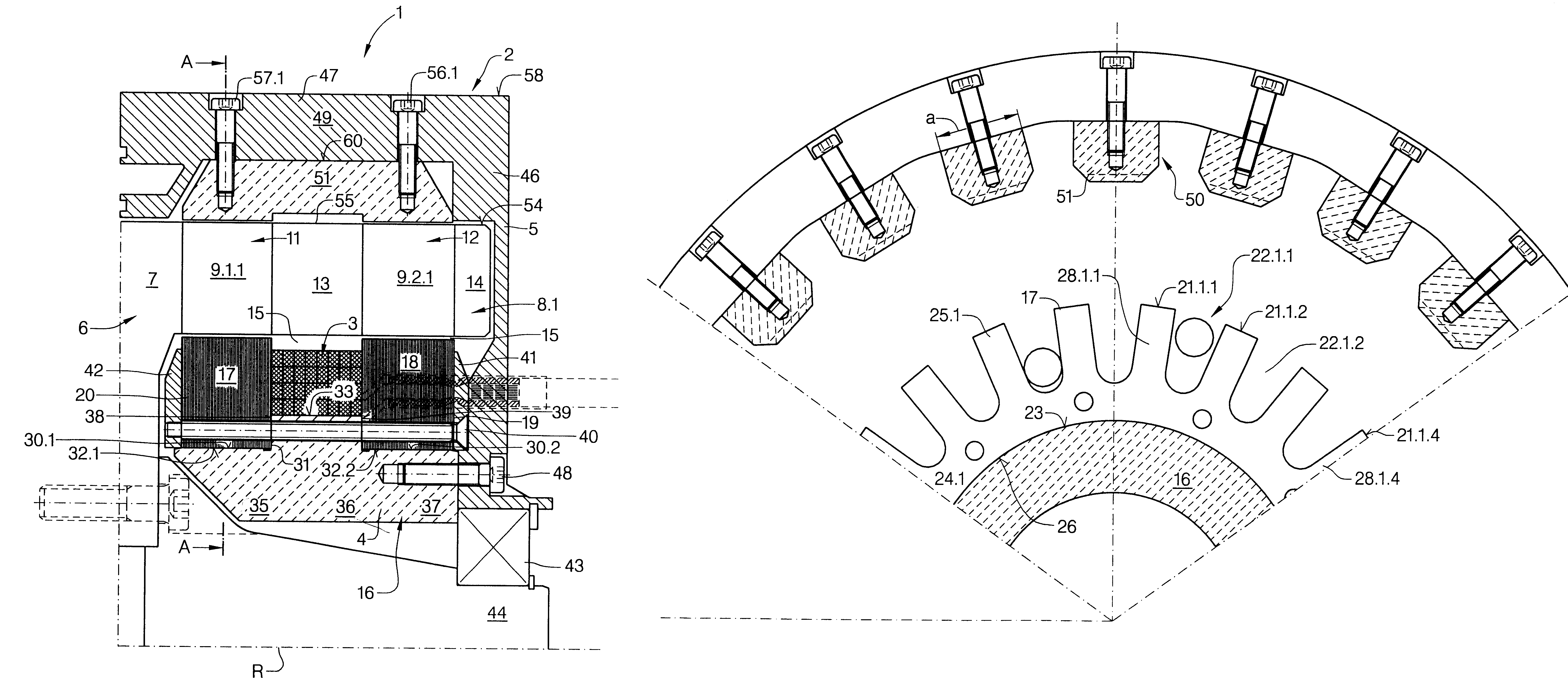 Stator module for an electric motor