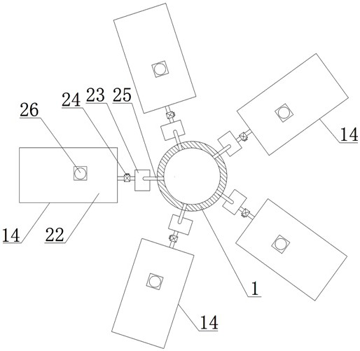 Crop root system length measuring device based on biological characteristic simulation