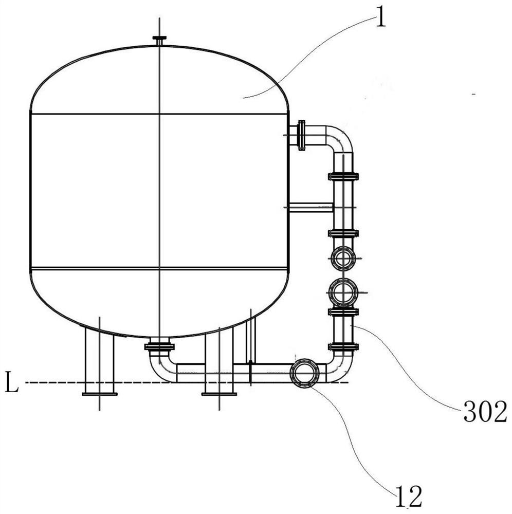 Material stock solution refining and filtering device and cleaning process thereof