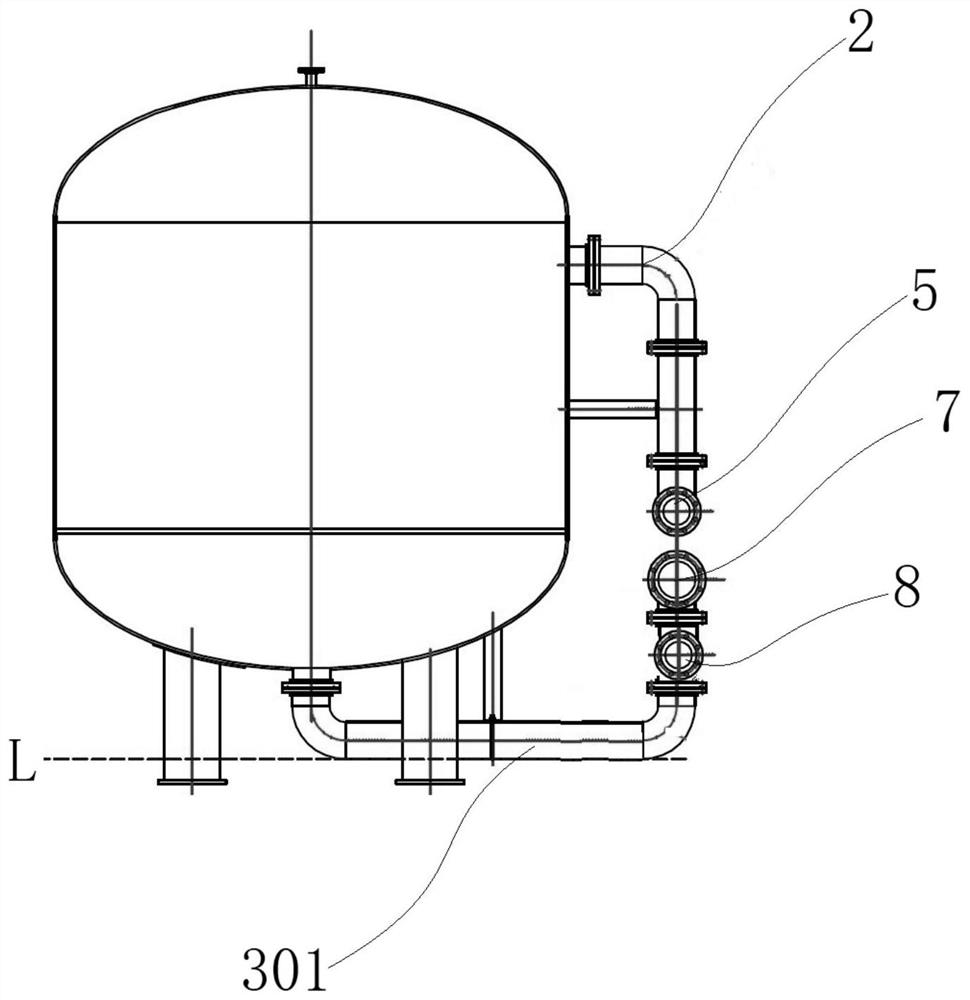 Material stock solution refining and filtering device and cleaning process thereof