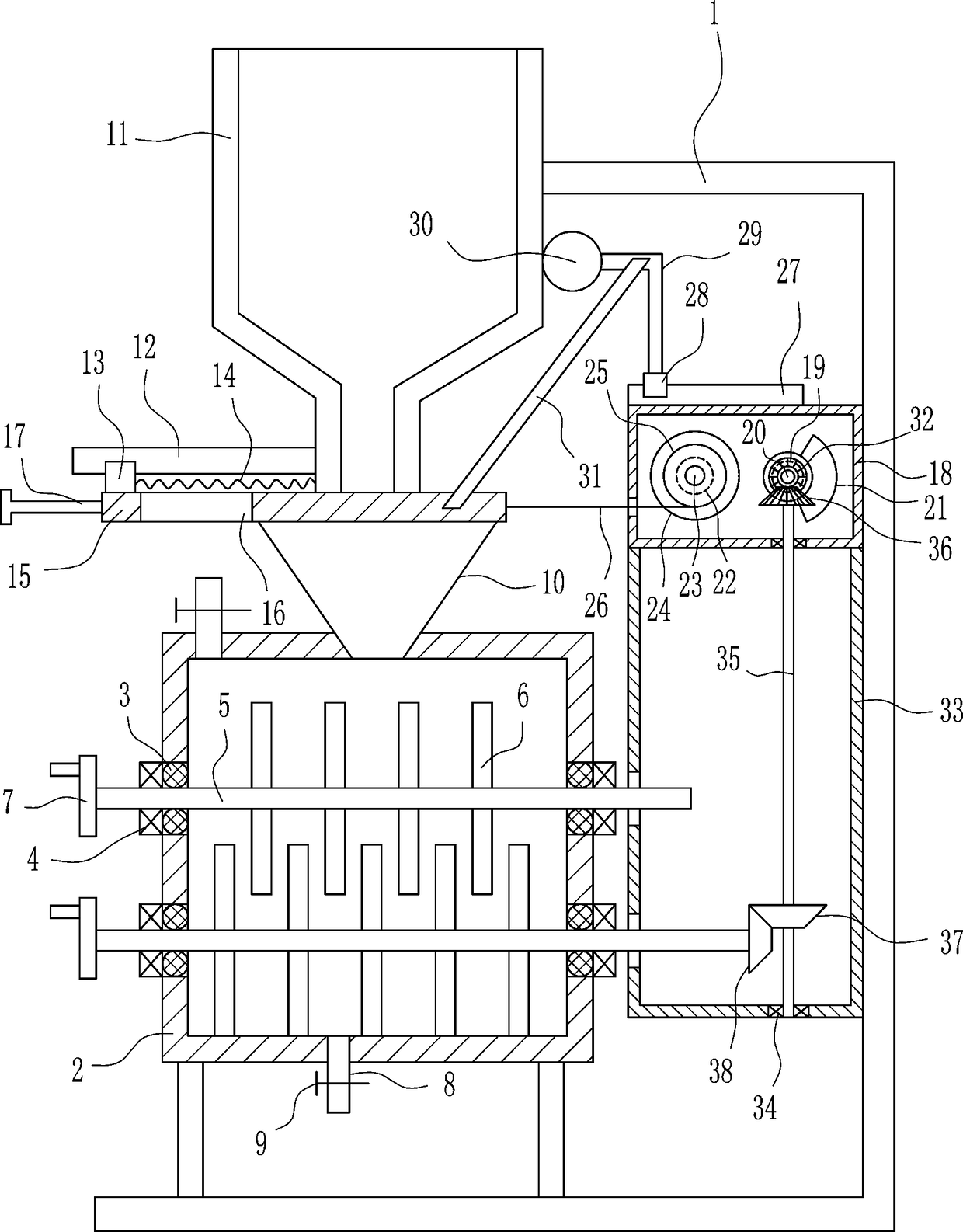 Intelligent domestic milk powder brewing device