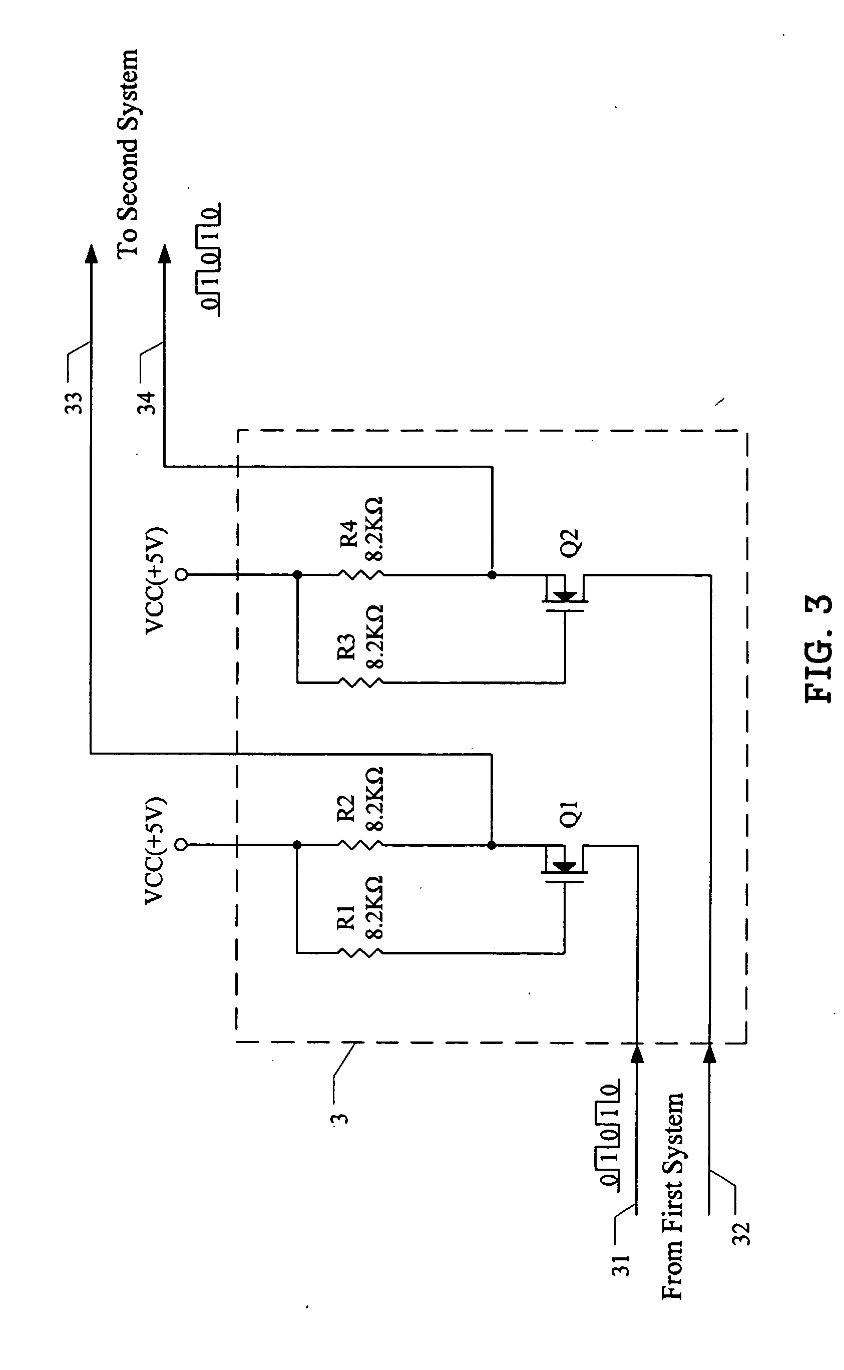 Circuit for eliminating leakage current in signal transmission