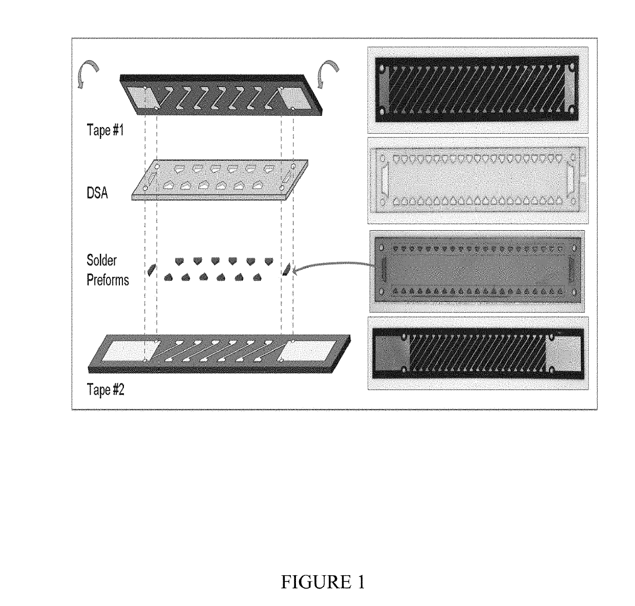 Fabrication of High-Temperature Superconducting Striated Tape Combinations