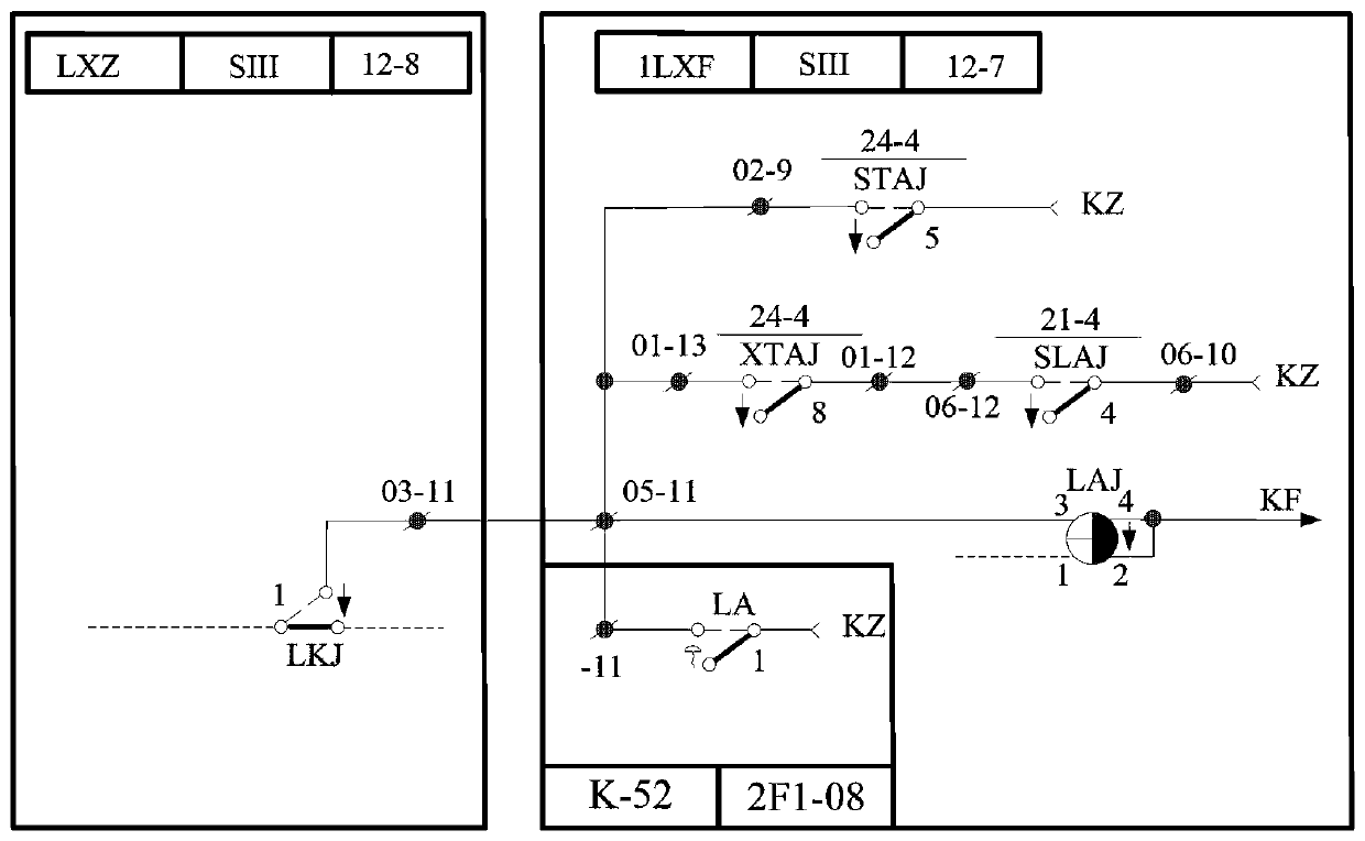 A railway signal circuit combination frame side terminal wiring method