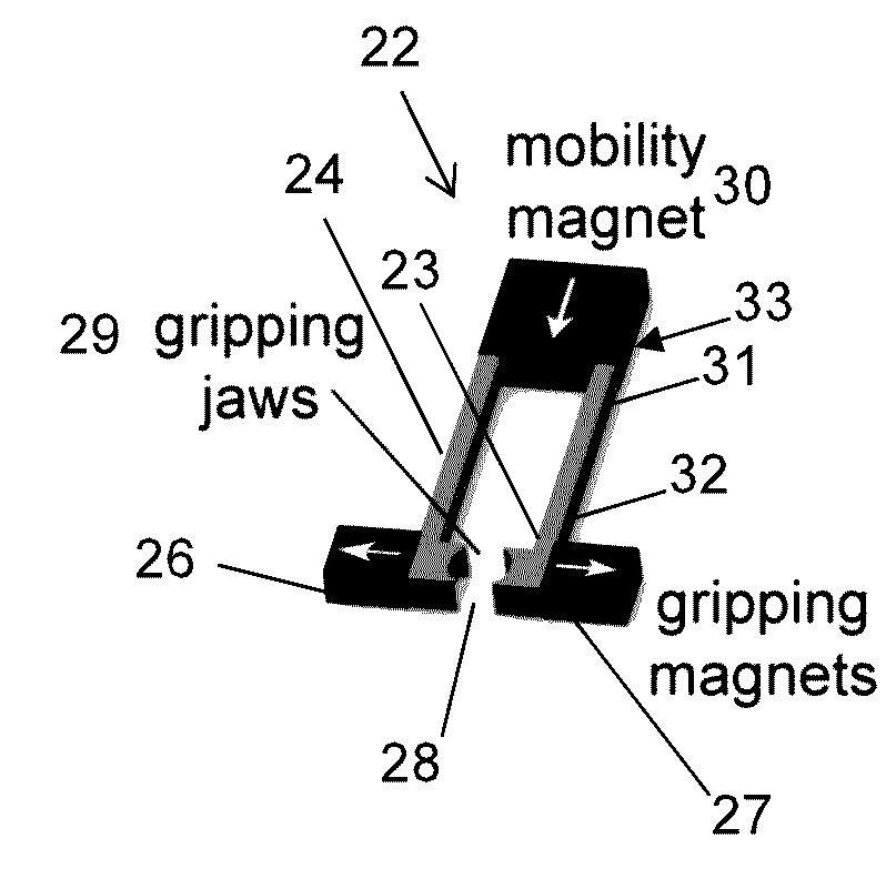 Remotely addressable magnetic composite micro-actuators