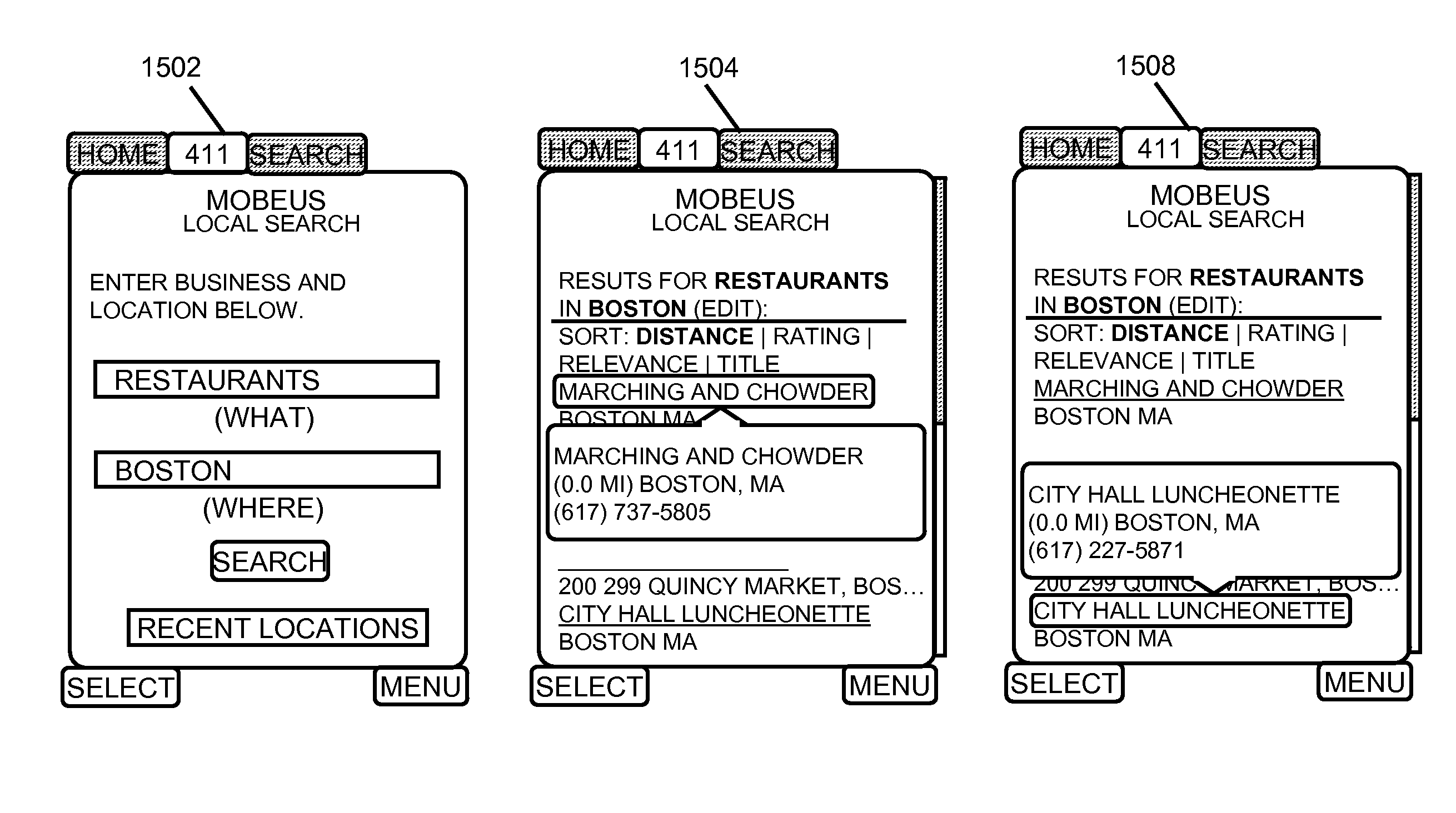 Using speech recognition results based on an unstructured language model in a mobile communication facility application