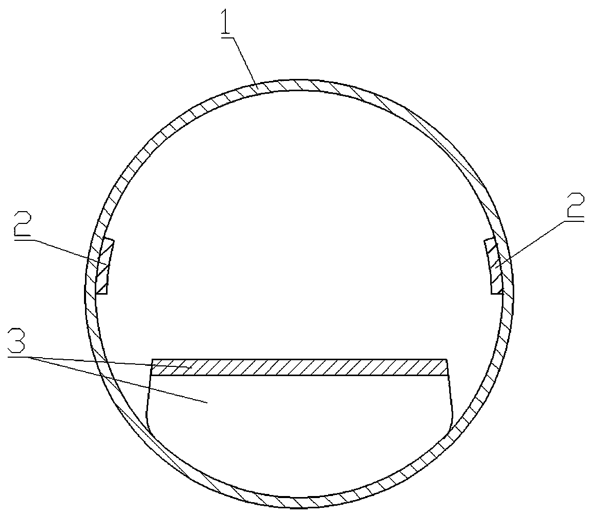 Squat toilet sewer anti-blocking device