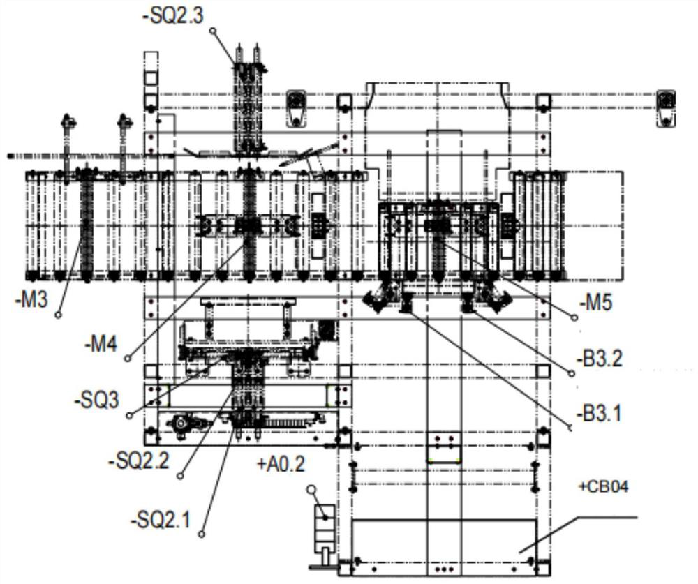 Control system and method for full-standard case unpacker