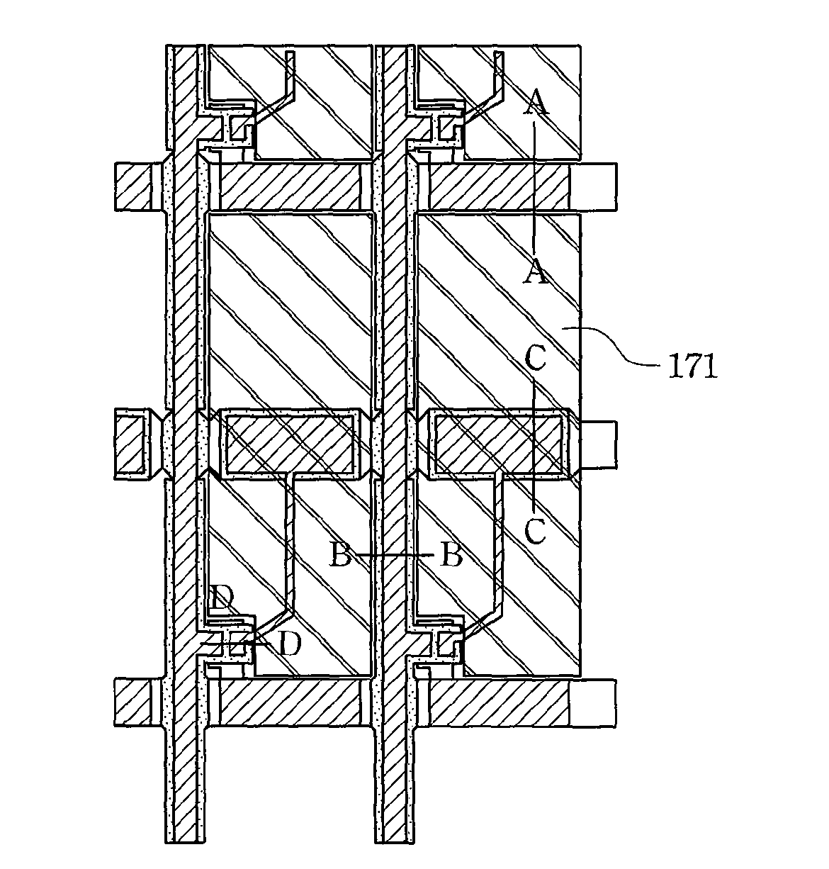 Liquid crystal display array substrate and its manufacturing method