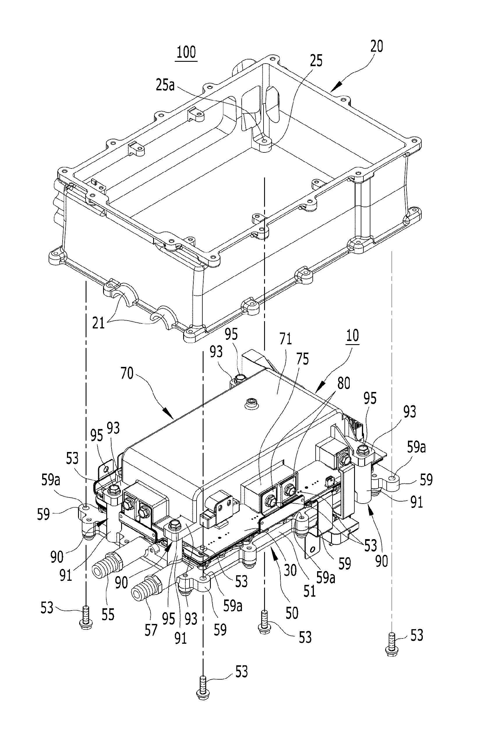 Inverter for vehicle