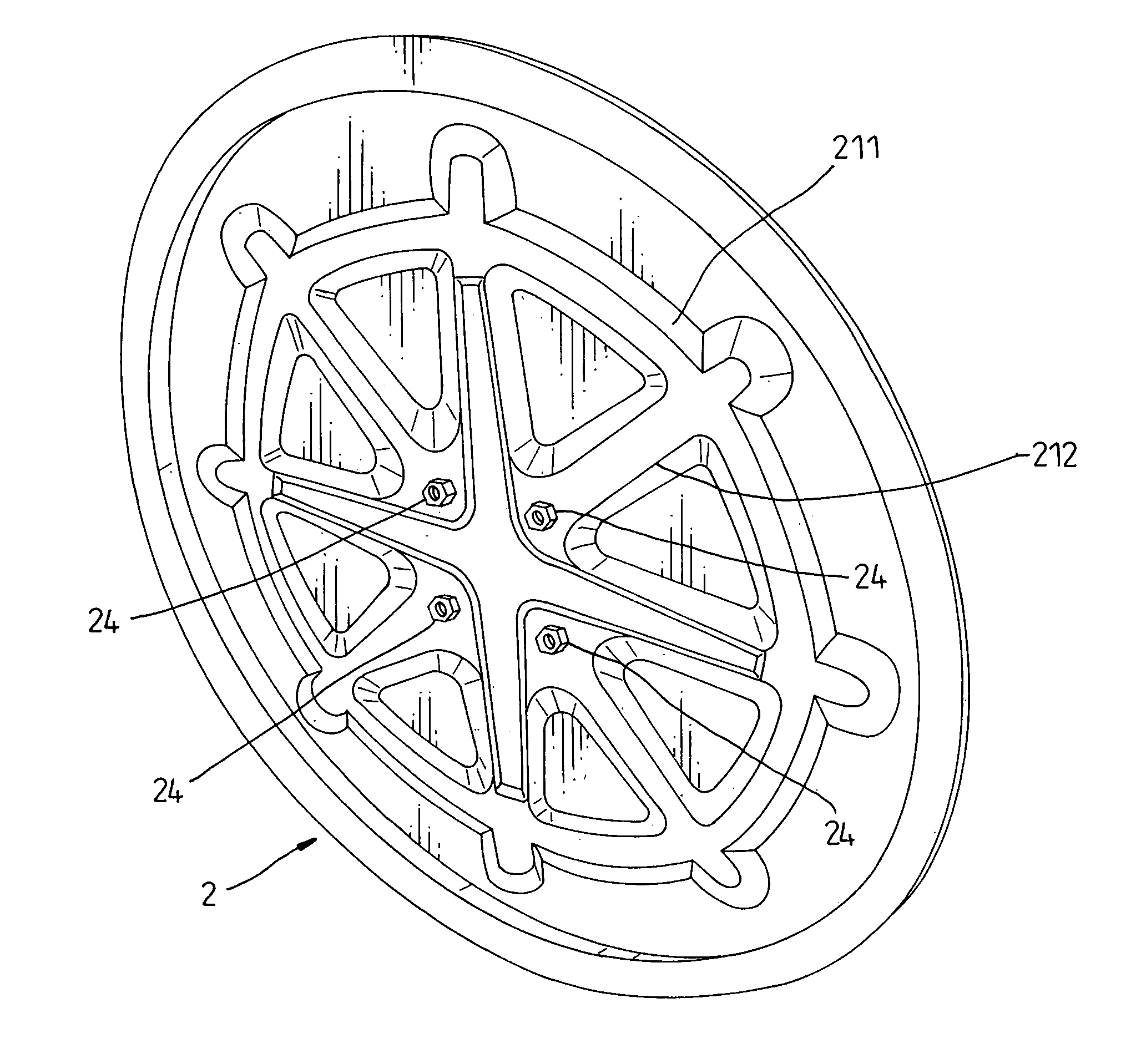 Reflecting mirror and its fabrication method