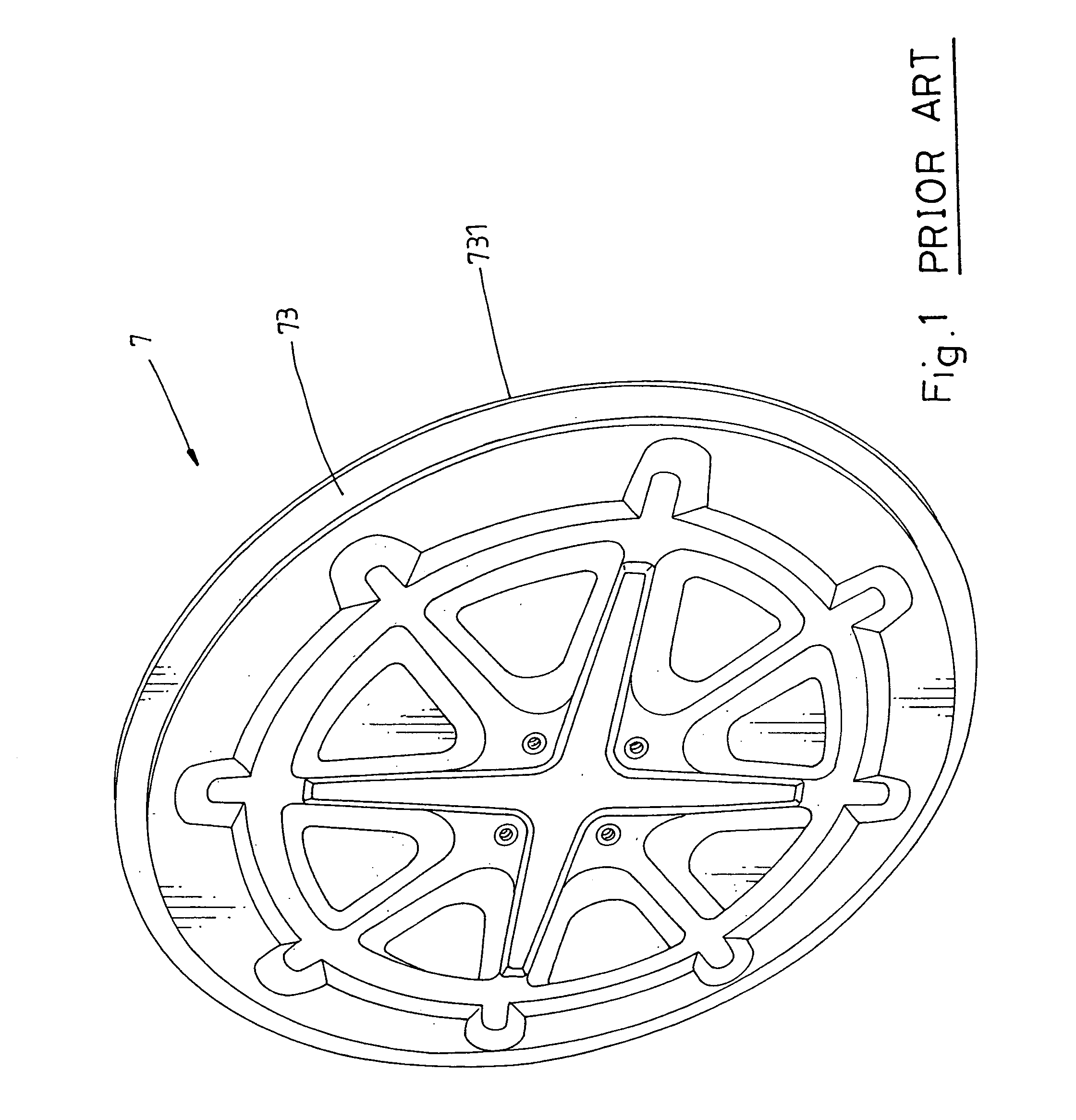 Reflecting mirror and its fabrication method