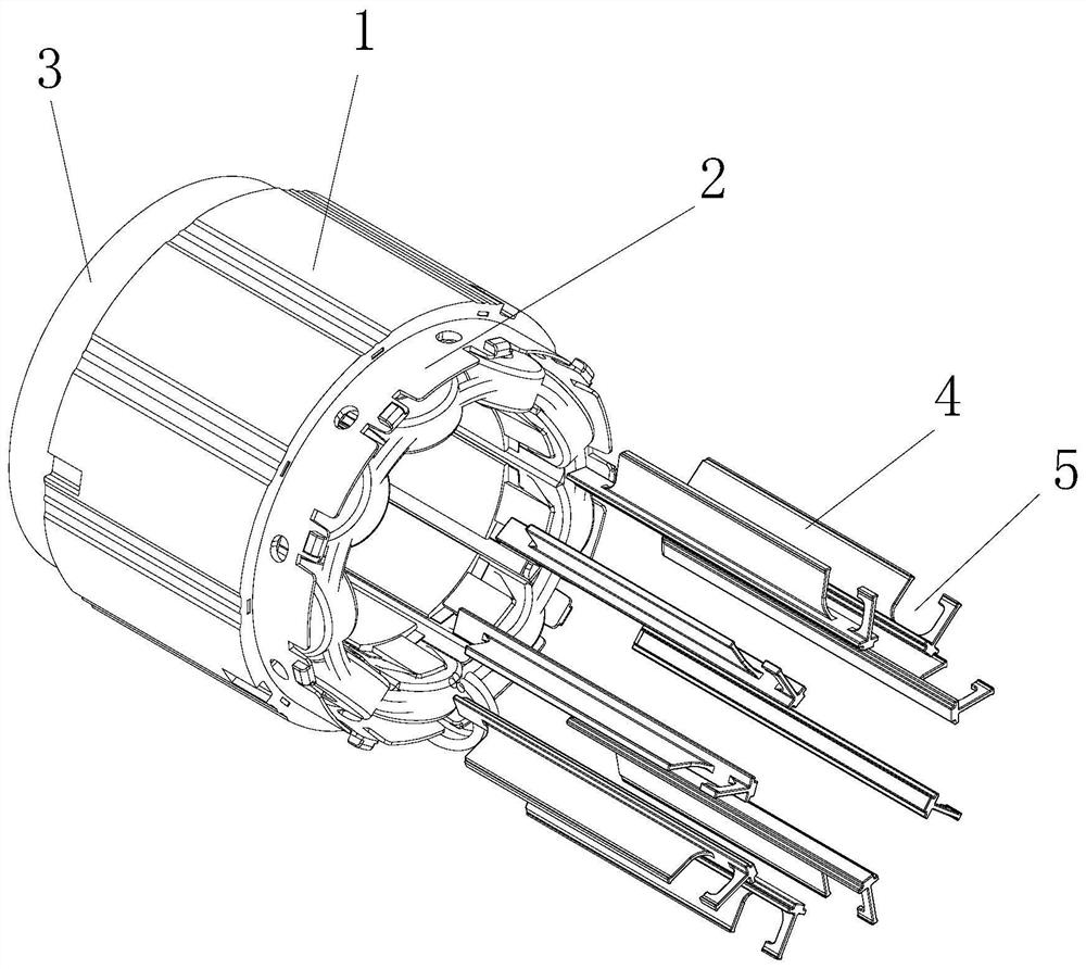 Novel interphase insulation stator mechanism