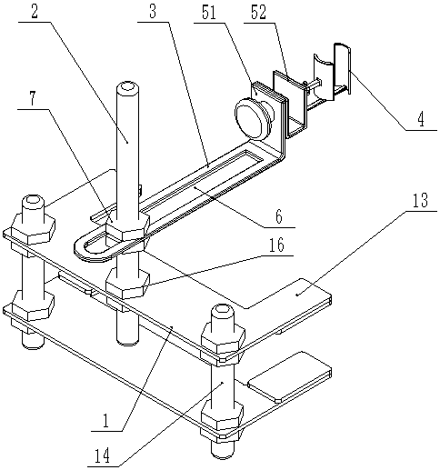 Hardness unit clamping device universal for multiple test platforms