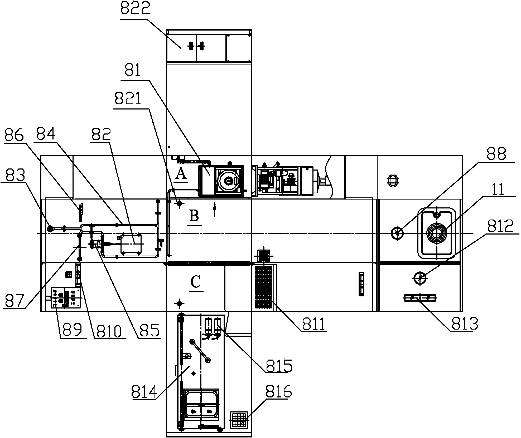 Decontamination system for field work