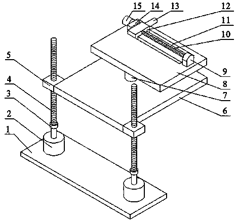 A geological cross-section measuring device and measuring method