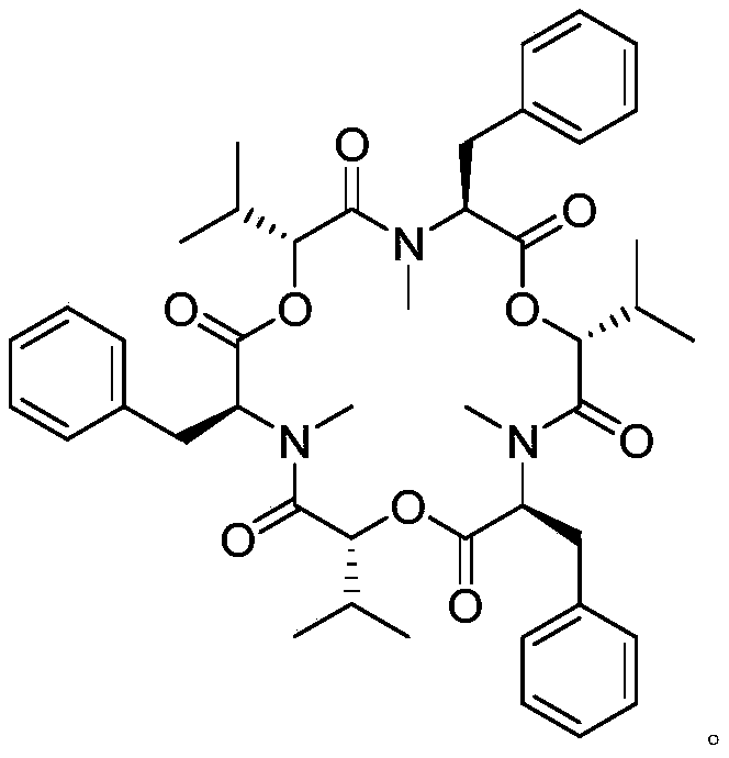 Application of beauverin derived from marine fungi in marine fouling organism control