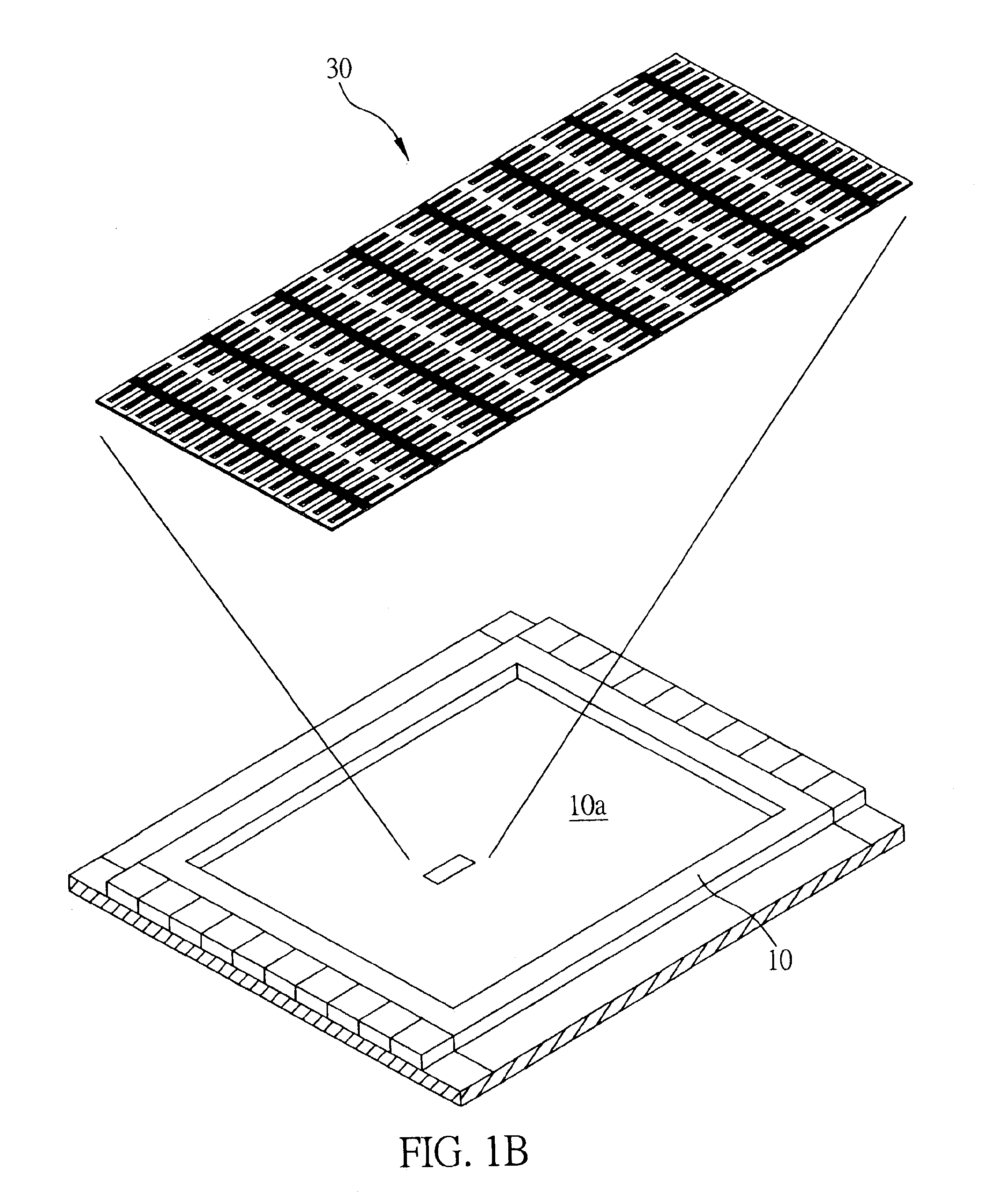 Micro cooling and power supply structure