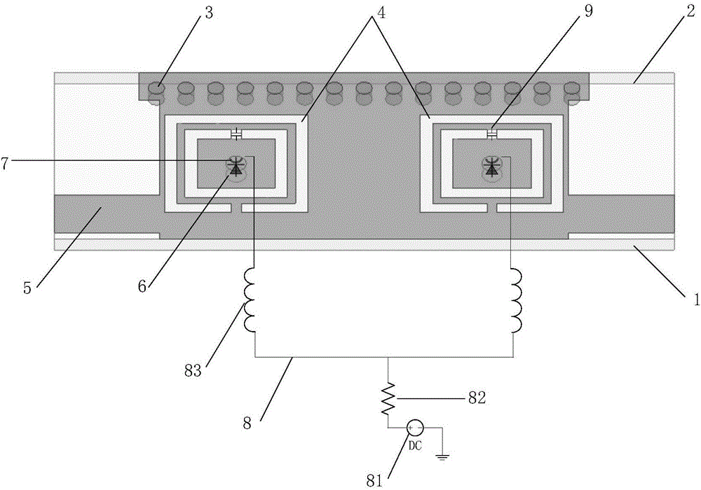 Reconfigurable substrate integrated waveguide bandpass filter and reconfigurable method of filter