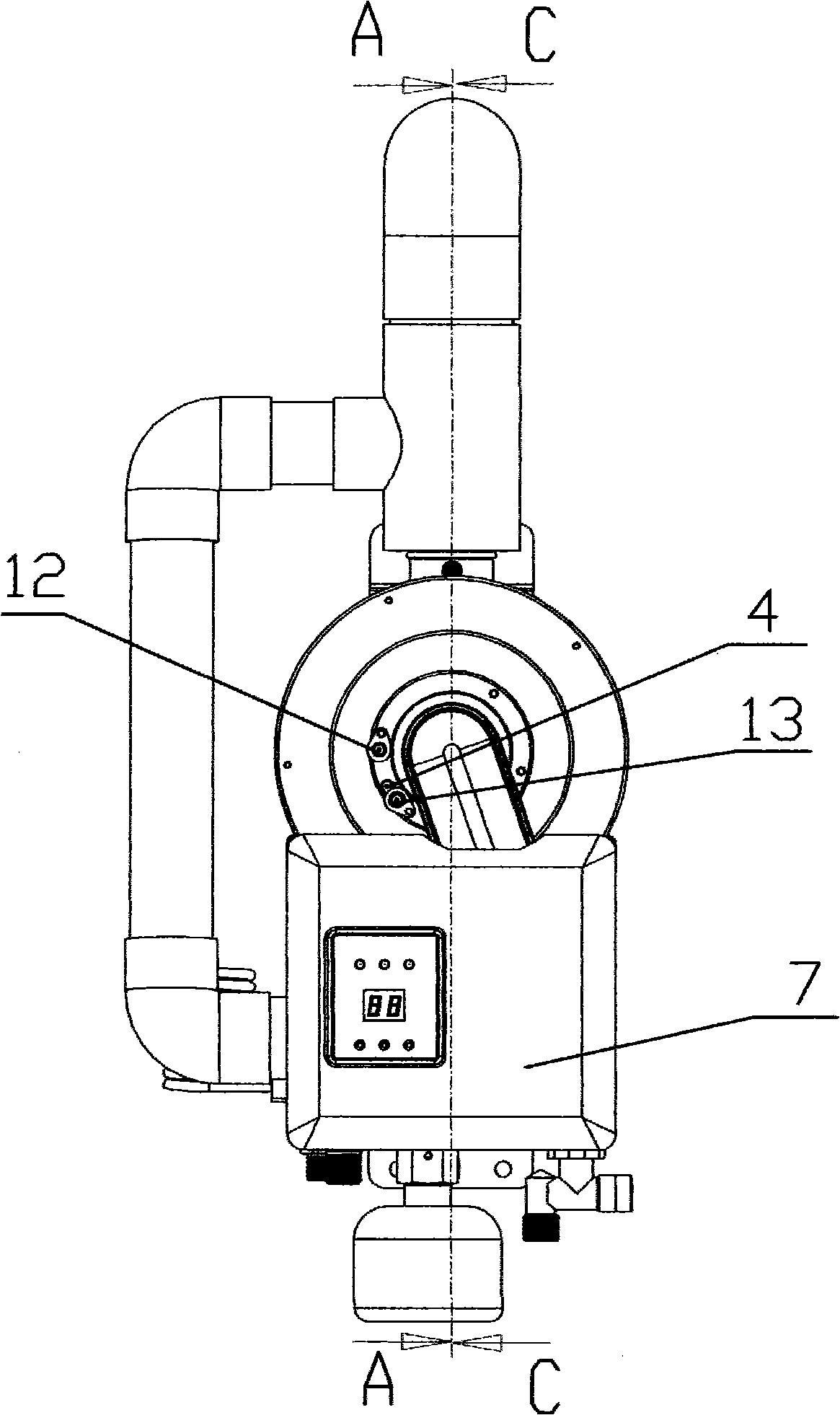 Condensing type gas water heater