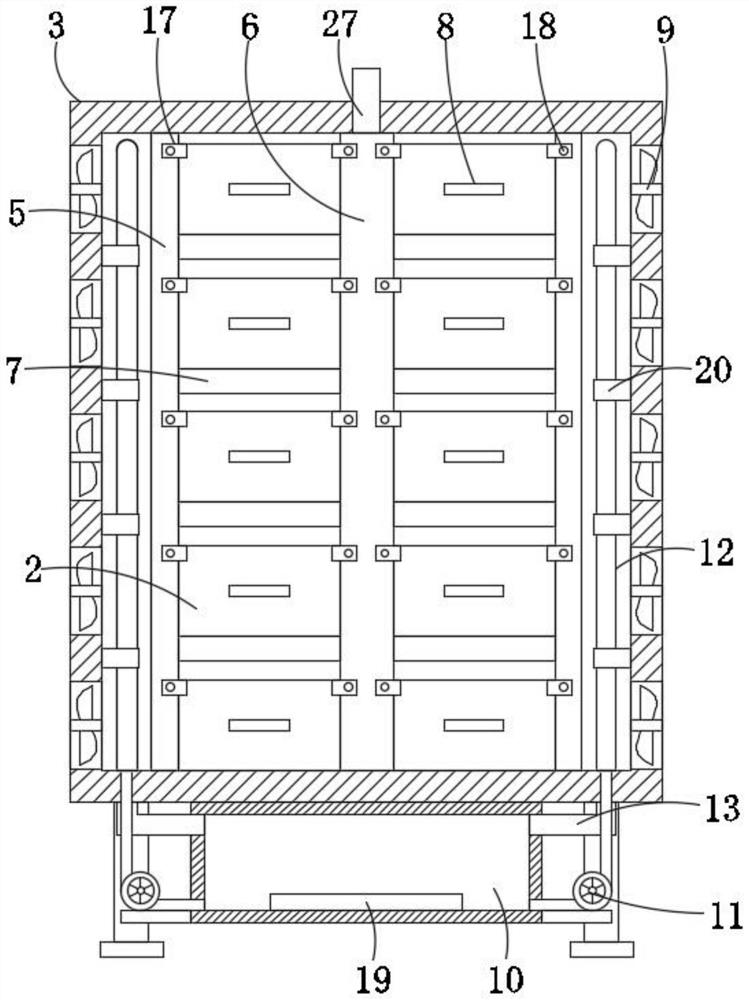 Distributed combined cooling heating and power integrated energy storage device and combined production system thereof