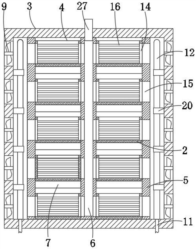 Distributed combined cooling heating and power integrated energy storage device and combined production system thereof