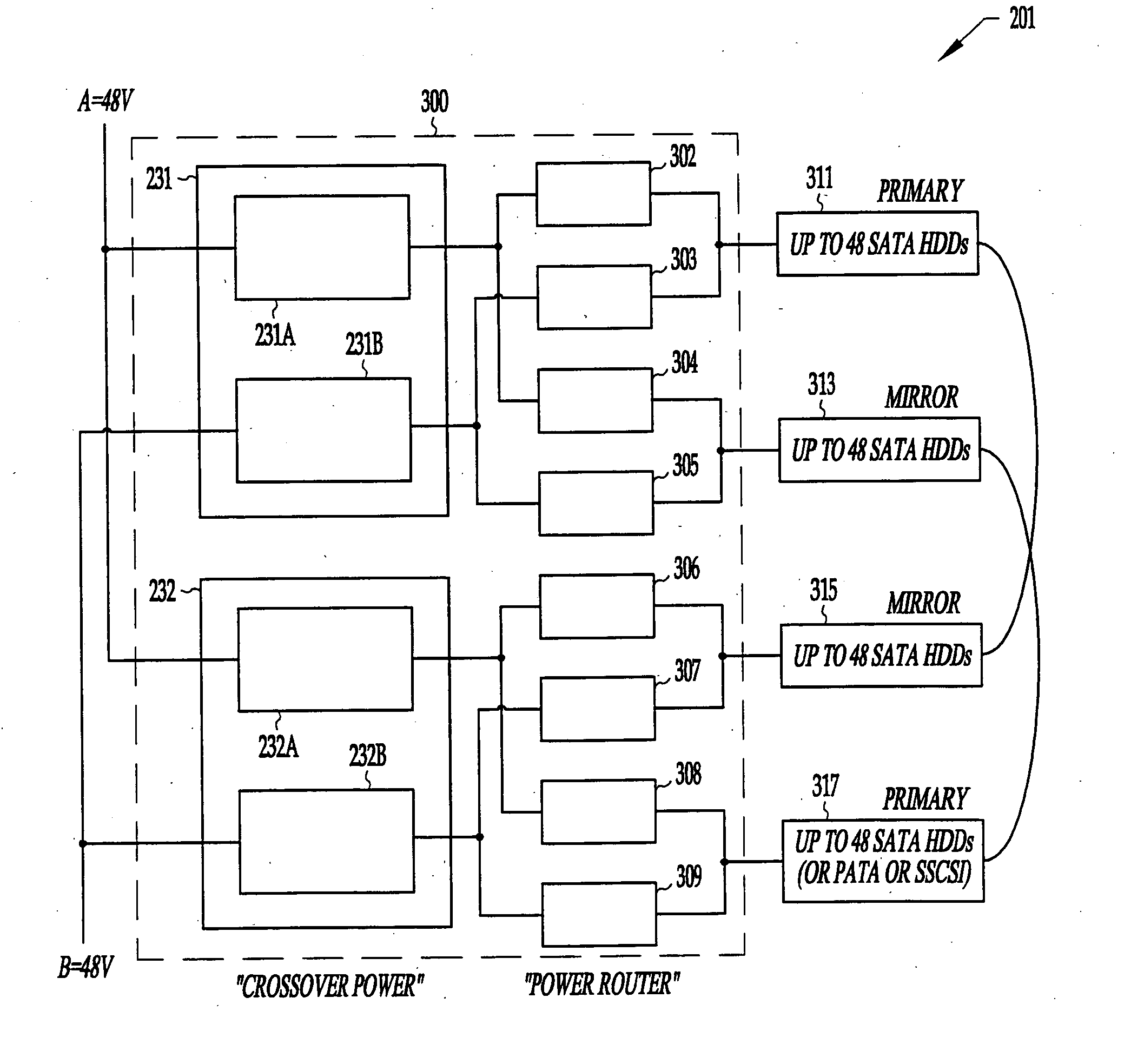 System and method for mass storage using multiple-hard-disk-drive enclosure