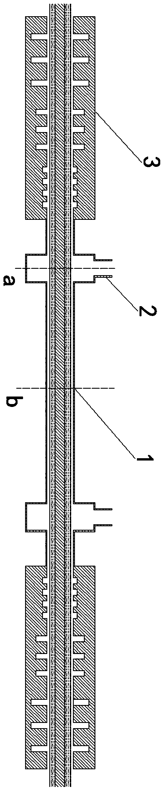 A real-time online detection device for cables based on microwave technology