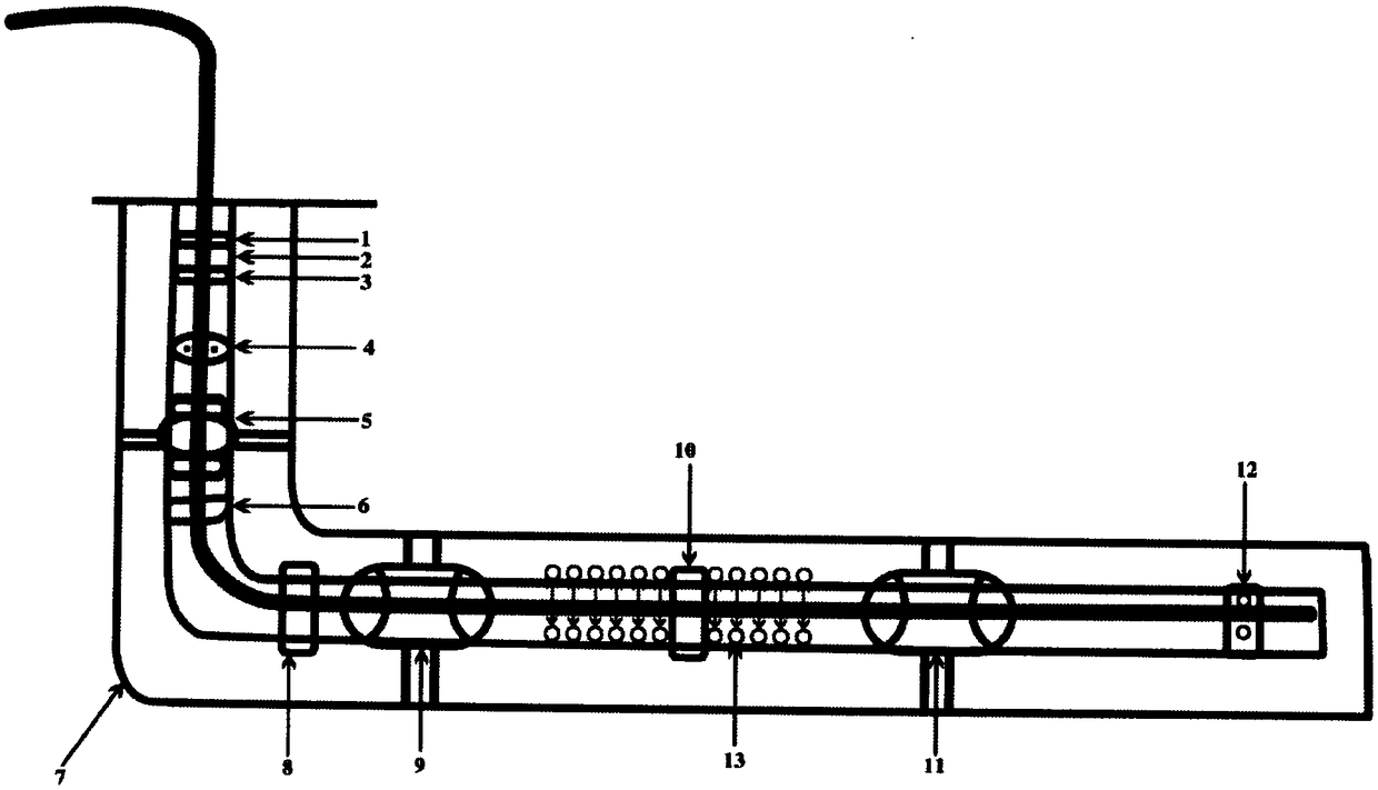 A method of oil production using coiled tubing to inject air into horizontal wells