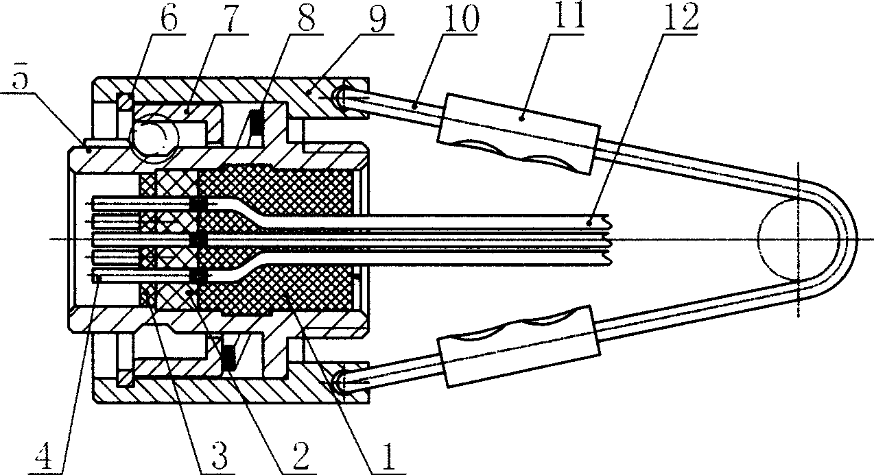 Micro separated electric connector