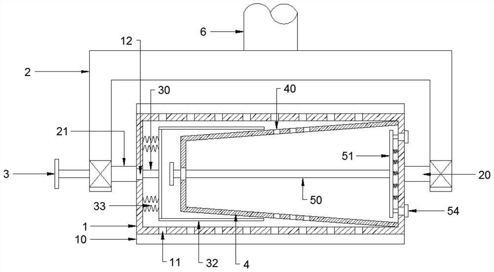 A kind of cavity type paint roller brush