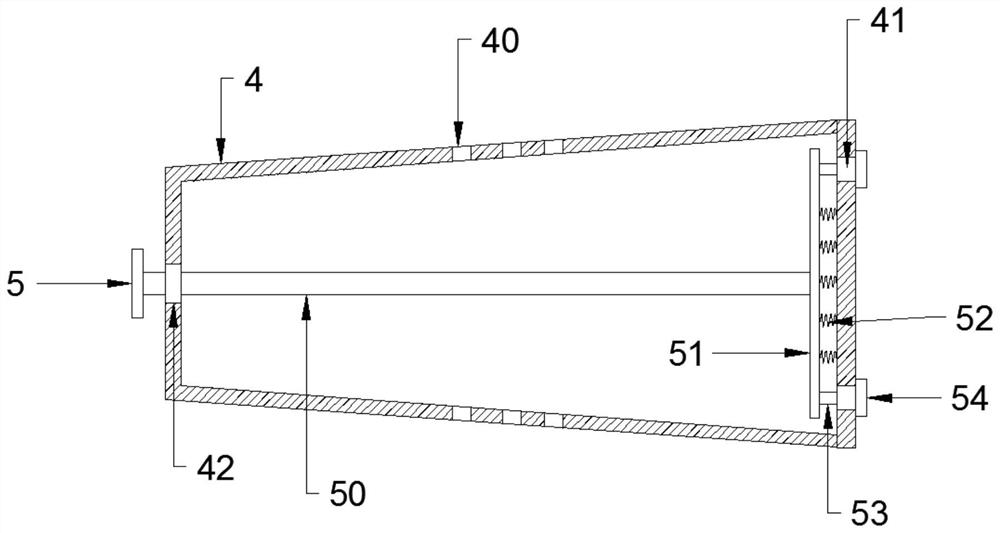 A kind of cavity type paint roller brush