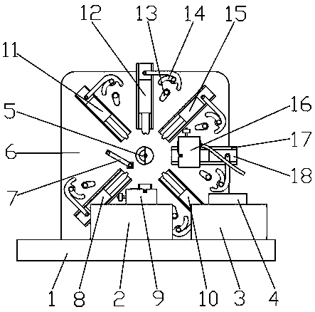 Spring machine for forming of pulling and pressing rod