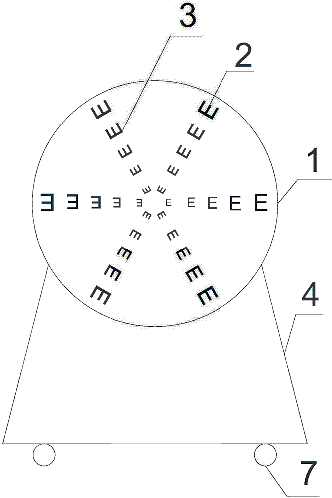 Vision detection disc