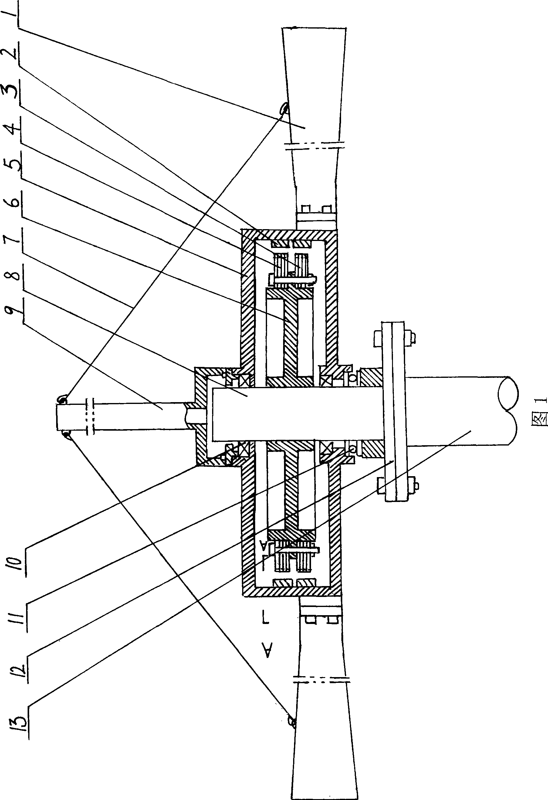 Vertical shaft wind-driven generator