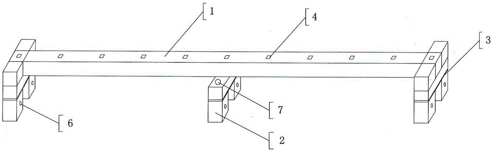 Balance beam and balance beam training and testing system