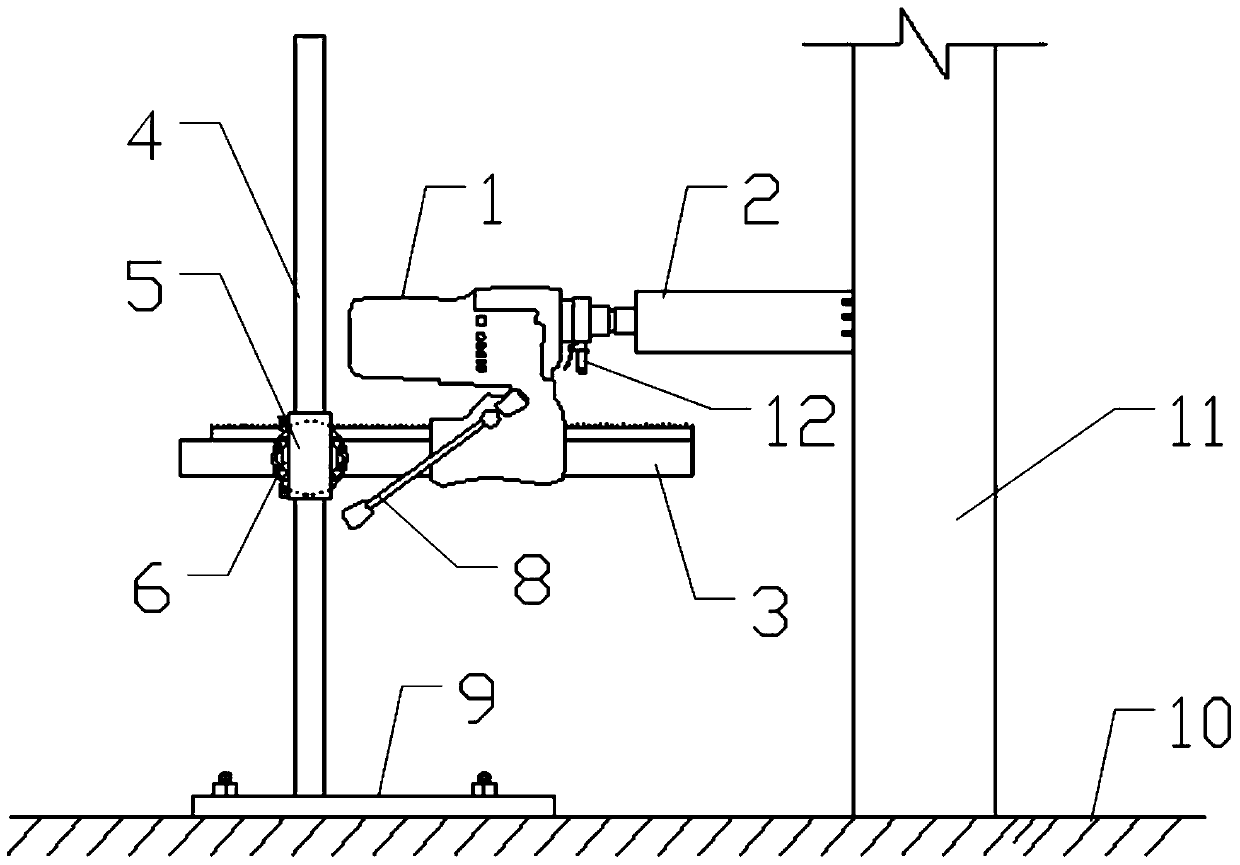 An Old Concrete Continuous Coring Device