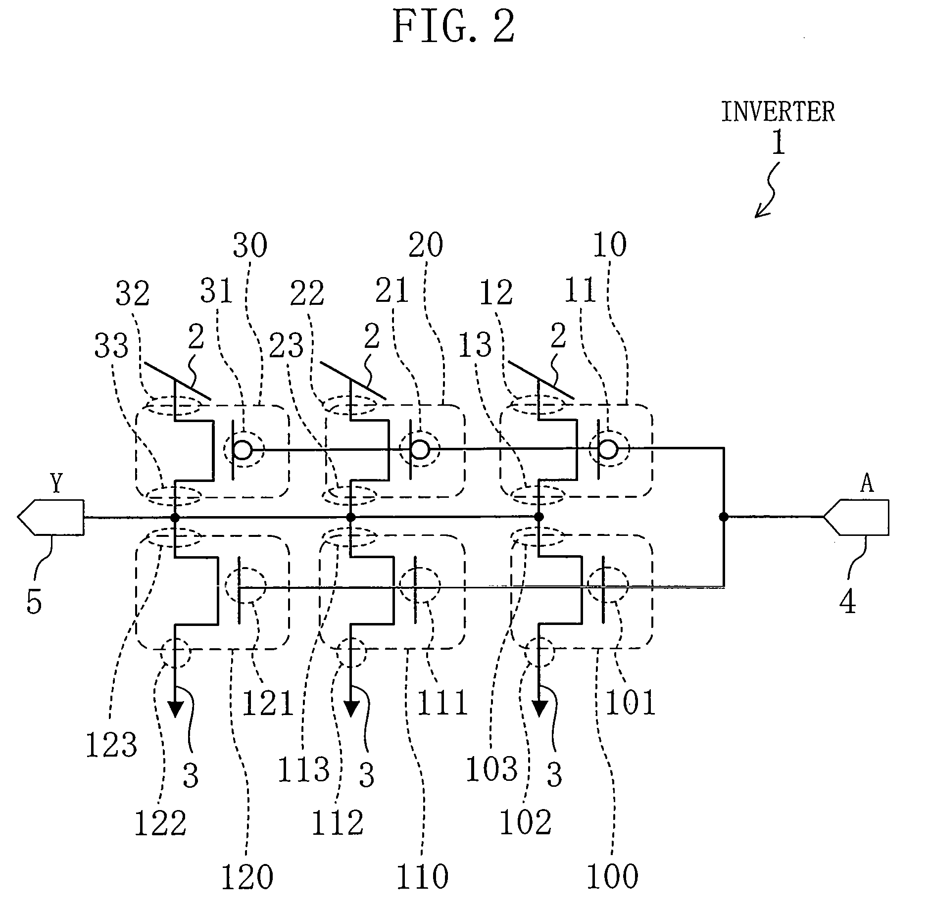 Layout structure of semiconductor integrated circuit