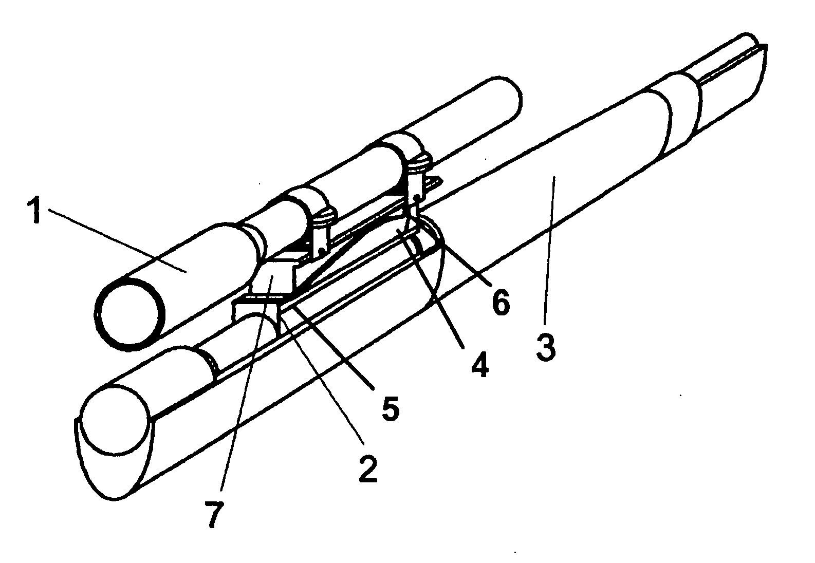 No-drill rear sight scope mount base