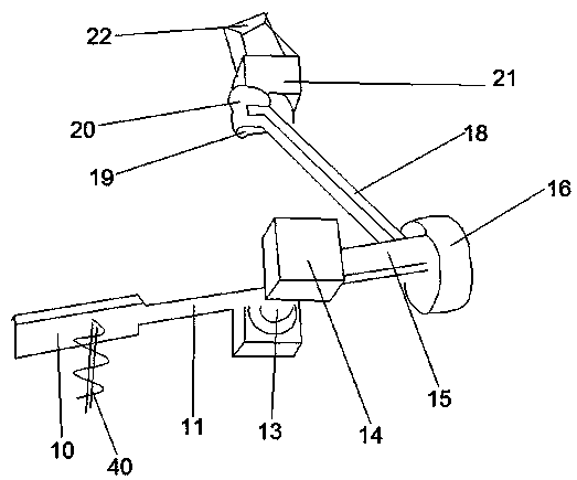 Concentrated feed stirring device