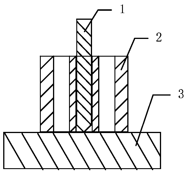 A device for printing number marks on hard metal surfaces and its application method