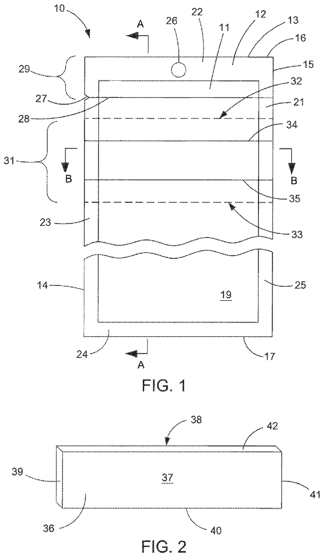 Self-closing manually re-openable package