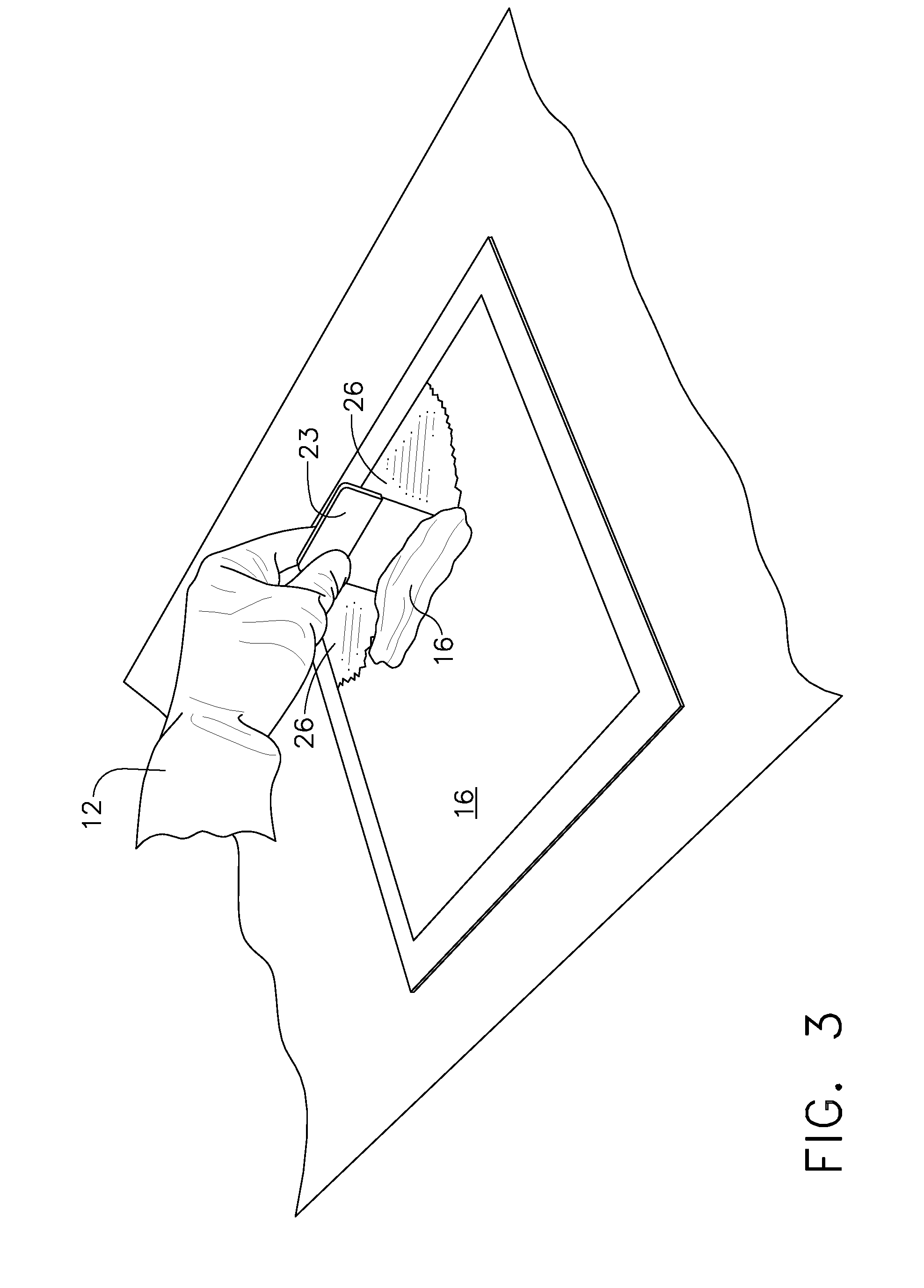 Thickened composition and method for removing adhesive residue