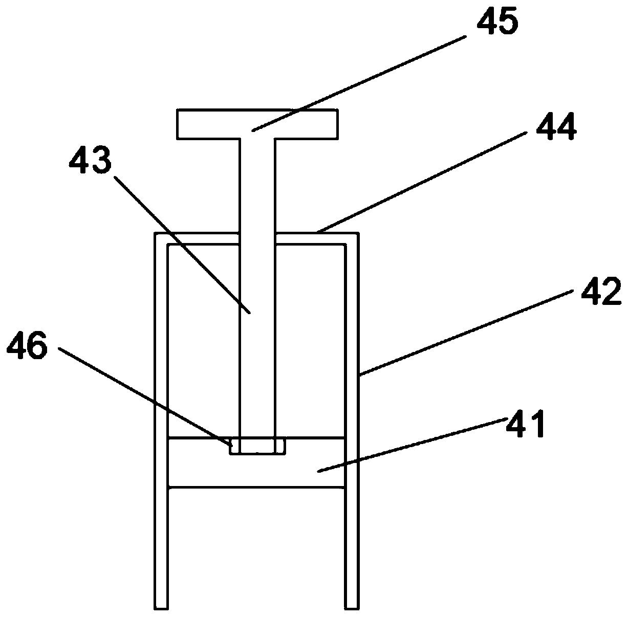 High-viscosity material sampling structure and method