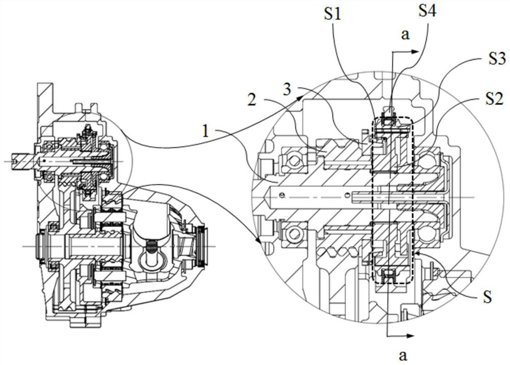 Synchronous bearing and electric shaft driving system of vehicle