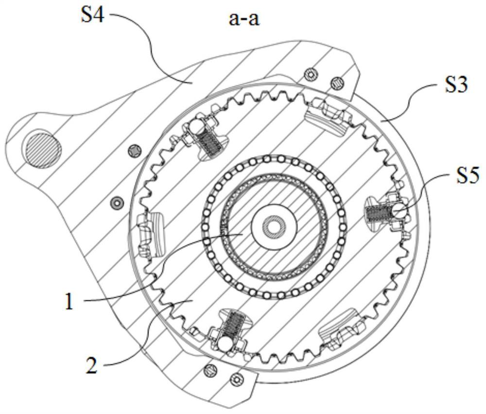 Synchronous bearing and electric shaft driving system of vehicle